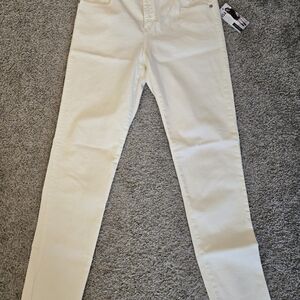 Karen Kane Cream Skinny Jeans